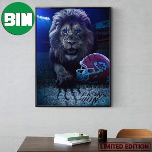 Leaving Enemy Territory With The Win Detroit Lions Win Kansas City Chiefs Kickoff 2023 Poster Canvas