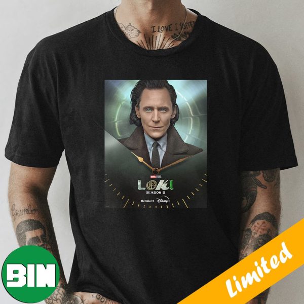 Loki Season 2 Marvel Studios An Original Series Only On Disney Plus Poster Characters T-Shirt