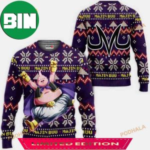 Majin Buu Fat Anime Dragon Ball Xmas Ugly Christmas Sweater