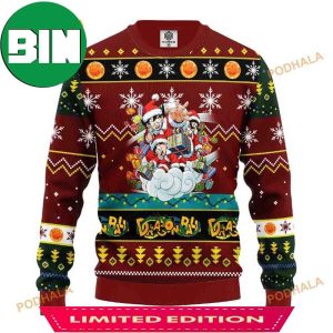 Merry Xmas Ugly Christmas Sweater Anime Dragon Ball Fans Gift