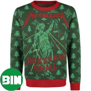 Metallica And Justice For All But And XXXmas For All Christmas Ugly Sweater