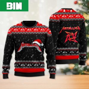 Metallica Band Logo Christmas 2023 For Fans Ugly Sweater Xmas Gift