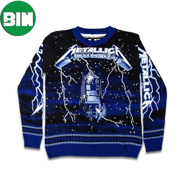 Metallica Ride The Lightning Christmas 2023 Xmas Gift Ugly Sweater