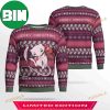 Purple Pokemon Anime Ball Ugly Xmas Wool Sweater