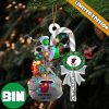Milwaukee Bucks NBA Custom Name Grinch Candy Cane Tree Decorations Christmas 2023 Ornament