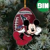 Minnesota Vikings NFL Custom Name x Grinch Candy Cane Tree Decorations Two Sides Ornament