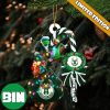 Minnesota Timberwolves NBA Custom Name Grinch Candy Cane Tree Decorations Christmas 2023 Ornament