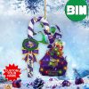 New England Patriots NFL x Grinch Custom Name Candy Cane Tree Christmas Decorations Unique Ornament