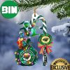 Los Angeles Kings NHL Grinch Candy Cane Custom Name Xmas Gifts Christmas Tree Decorations Ornament