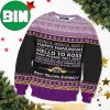 3D Crown Royal Alcohol Black Pattern Funny Ugly Sweater
