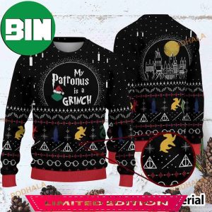 My Patronus Is A Grinch Christmas Funny Ugly Sweater