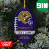 NFL Baltimore Ravens Xmas Mickey Custom Name Christmas Tree Decorations Ornament