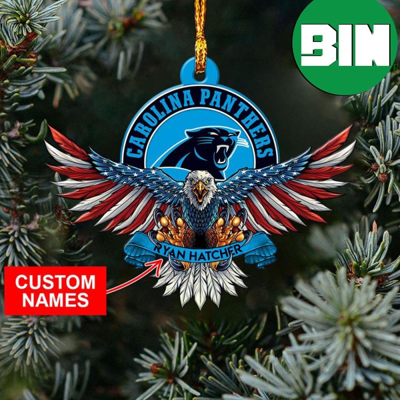 Carolina Panthers Ceramic Ornament All We Want For Christmas Is More Time  For Football, Custom prints store