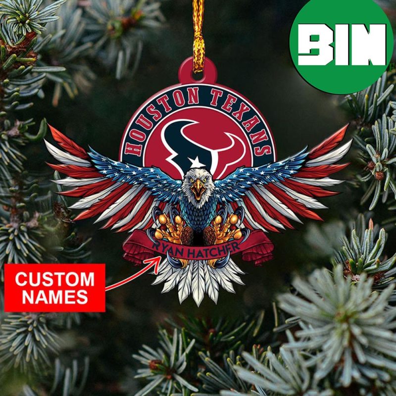 Houston Texans Christmas Pine Tree All Over Printed Xmas Christmas