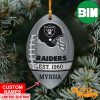 NFL Las Vegas Raiders Xmas Mickey Ornament - Boomidia Deal