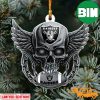 NFL Las Vegas Raiders Xmas Mickey Custom Name Christmas Tree Decorations Ornament