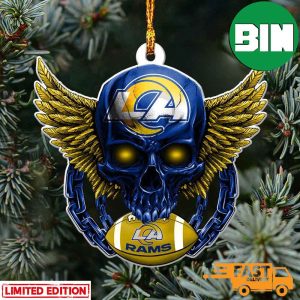 NFL Los Angeles Rams Xmas Tree Decorations Christmas 2023 For Fans Skull