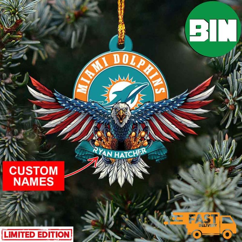 miami dolphins tree topper