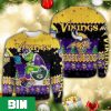 NFL Minnesota Vikings x Snoopy Dabbing 3D Christmas Gift For Men And Women Ugly Sweater