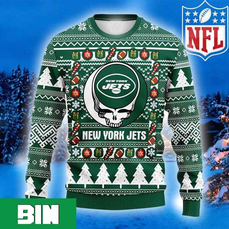 New York Jets Ugly Christmas Xmas Sweater Comfort Gift Mens Women