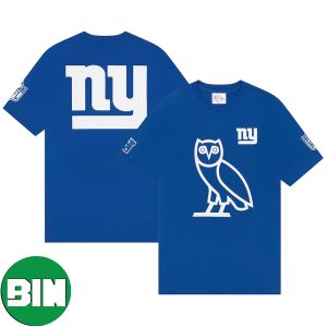 New York Giants Owl Logo x OVO x Drake Fan Gifts T-Shirt