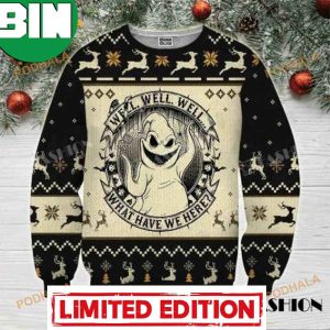 Nightmare Before Christmas Well Well Well Ugly Sweater