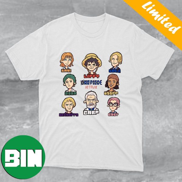 One Piece Netflix Live Action Fan Gifts Sticker T-Shirt