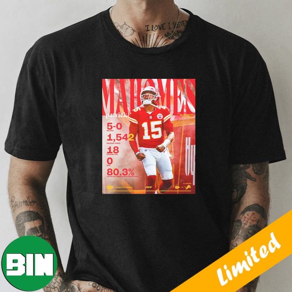 Patrick Mahomes Is ELITE In Season Openers Kansas City Chiefs T-Shirt