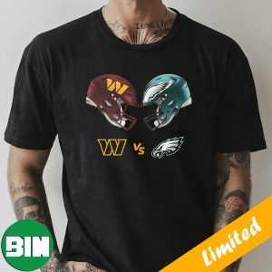 Philadelphia Eagles vs Washington Commanders NFL Match Sunday October 1st 2023 Fan Gifts T-Shirt