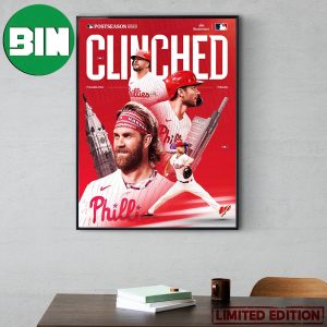 Philadelphia Phillies Clinched Postseason 3 Phillies Will Be Playing In October Once Again Poster Canvas