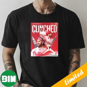 Philadelphia Phillies Clinched Postseason 3 Phillies Will Be Playing In October Once Again T-Shirt