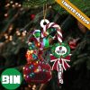 Sacramento Kings NBA Custom Name Grinch Candy Cane Tree Decorations Christmas 2023 Ornament