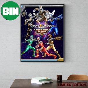 Power Rangers Cosmic Fury Home Decor Poster Canvas