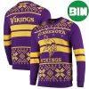 Purple Minnesota Vikings Miller Lite Vikings Foundation Pullover Ugly Sweater For Men And Women