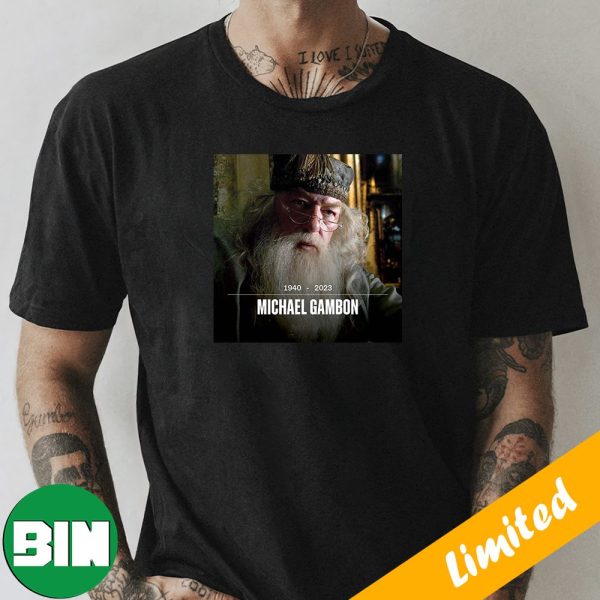 RIP Michael Gambon 1940-2023 T-Shirt