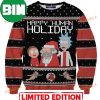 Rick And Morty Merry Schwiftmas All Over Printed Funny Ugly Christmas Sweater