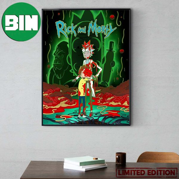 Rick And Morty Season 7 Trailer Drops Monday Home Decor Poster Canvas