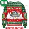 Rick And Morty UFO Cartoon Animation Christmas Ugly Sweater