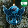 Skull Christmas Tree Decorations Xmas Gift For NFL Detroit Lions Fans Best Unique Ornament