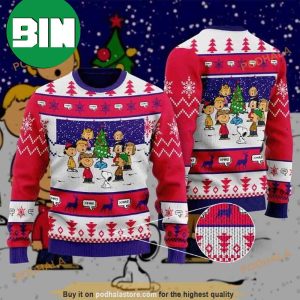 Snoopy Christmas And Charlie Brown Peanuts Family Ugly Xmas Sweater