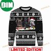 Star Wars Darth Vader Black And White Pattern Ugly Sweater