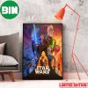 Star Wars Episode II Attack Of The Clones Anakin Skywalker Obi-Wan Home Decor Poster Canvas