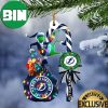 Toronto Maple Leafs NHL Grinch Candy Cane Custom Name Xmas Gifts Christmas Tree Decorations Ornament
