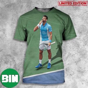 The GOAT US Open Tennis Men’s Singles Champion Is Novak Djokovic 3D T-Shirt