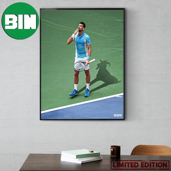 The GOAT US Open Tennis Men’s Singles Champion Is Novak Djokovic Home Decor Poster Canvas