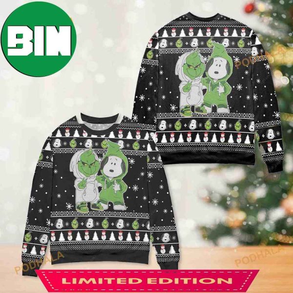 The Grinch And Snoopy Costume Ugly Christmas Sweater