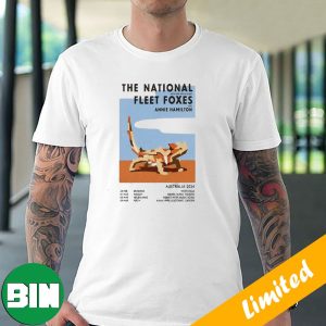The National Australia Tour 2023 Schedule List T-Shirt