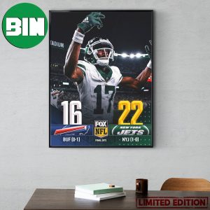 The New York Jets Pick Up Their First Win Of 2023 With 23 Scores To Defeat Buffalo Bills Home Decor Poster Canvas