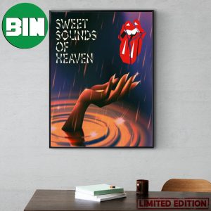 The Rolling Stones Second Release From Hackney Diamonds Sweet Sounds Of Heaven ft Lady Gaga And Stevie Wonder Poster Canvas