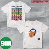 The Rolling Stones x Detroit Tigers MLB Hackey Diamonds Limited Edition Vinyl Collection Collab T-Shirt